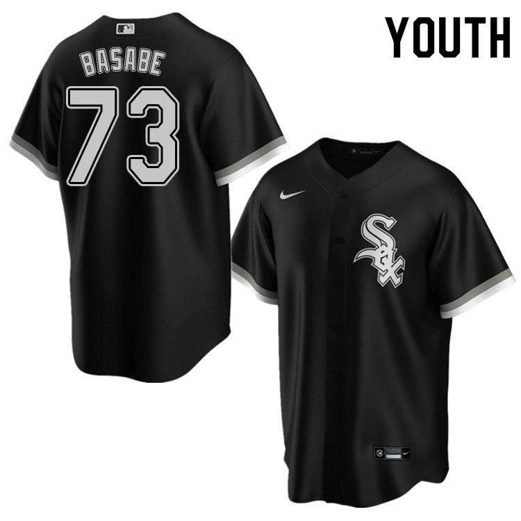 Nike Youth #73 Luis Basabe Chicago White Sox Baseball Jerseys Sale-Black